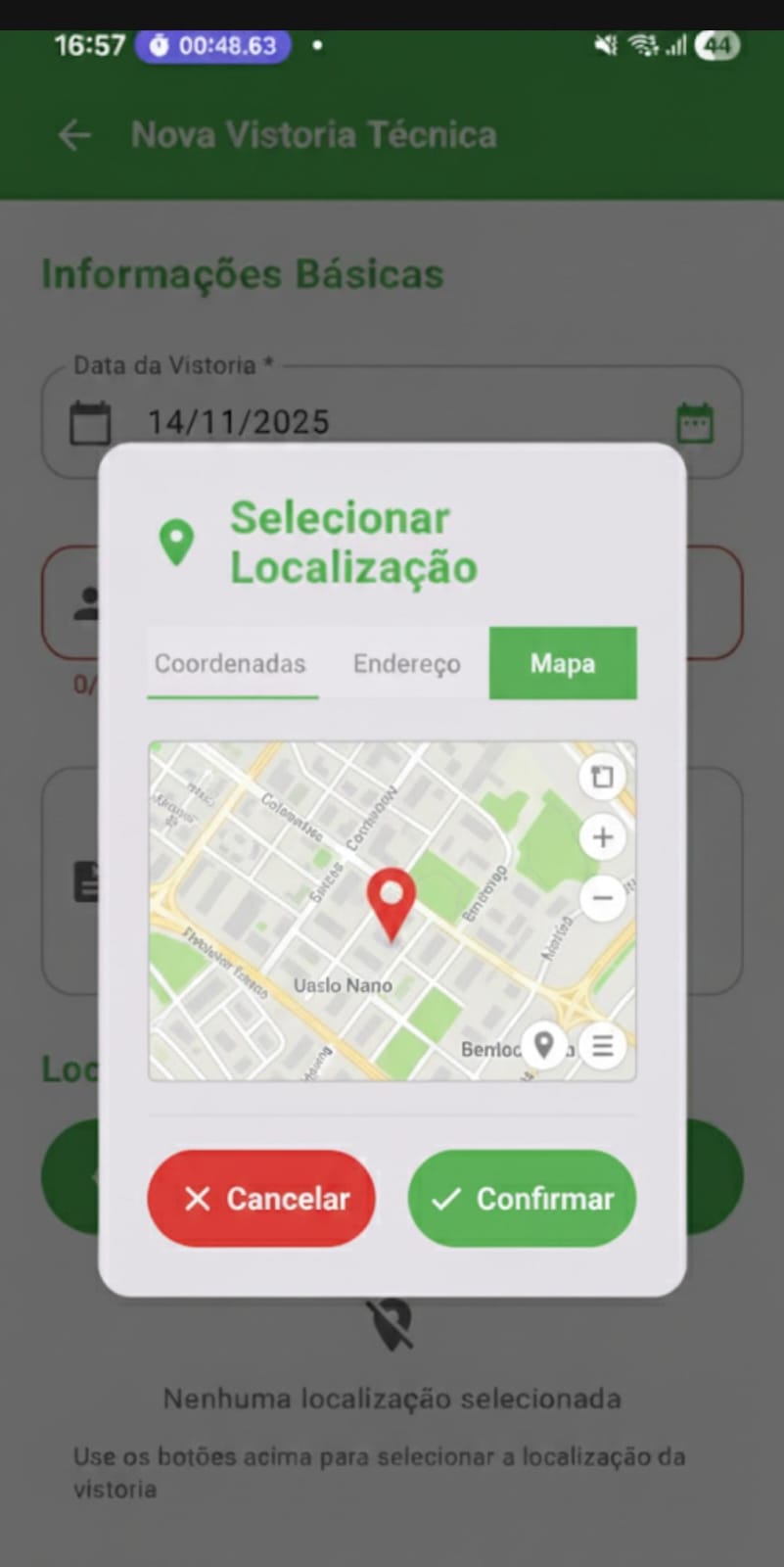 Aplicativo móvel SIGAC
